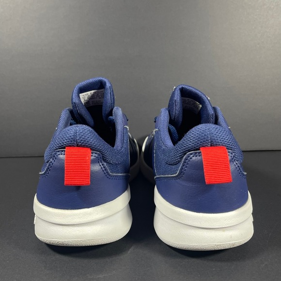 Adidas Tensaur Youth Sneakers Size 5 Navy Blue White Red Accents Kids Shoes - Picture 4 of 8